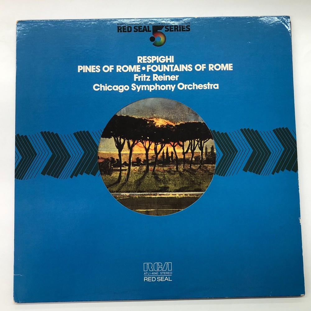 RCA Victor Red Seal 5 Series ARP 1-4040 RESPIGHI PINE OF ROME FRITZ REINER