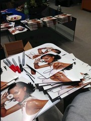 Tyla CHANEL SIGNED 7″ Color Vinyl Clear with Silver Wisps