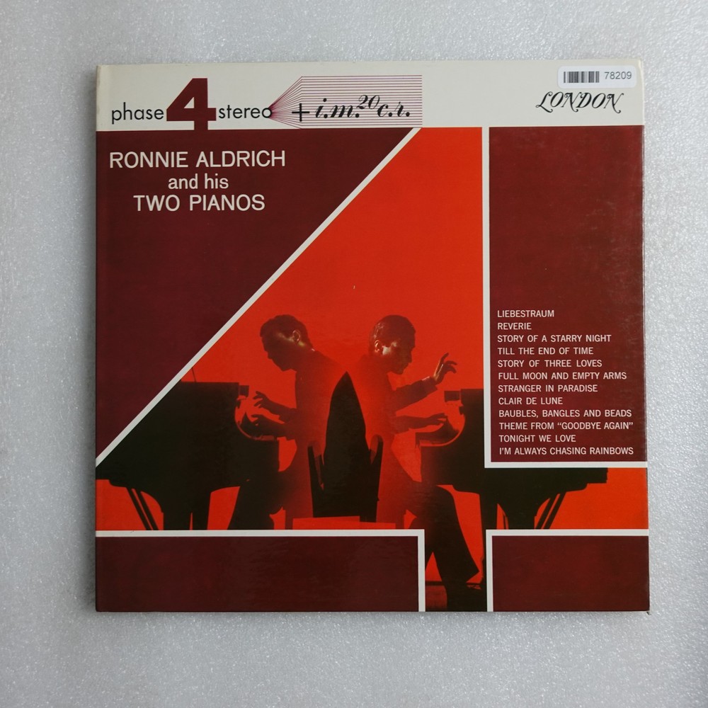 Ronnie Aldrich And His Two Pianos LP Vinyl Album Record Jazz Pop Classical
