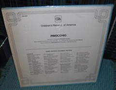 PINOCCHIO – BY CARLO COLLIDI – SHRINK WRAP CRA RECORDS LP
