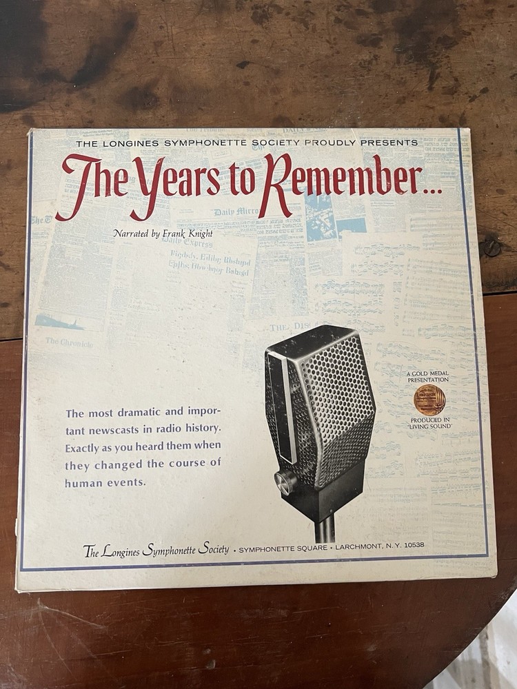 Vintage: Narrated By Frank Knight: The Years To Remember
