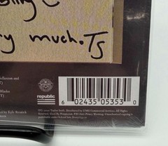*NEW SEALED* Taylor Swift Cardigan + Songwriting Voice Memo 7” Inch Gold Vinyl