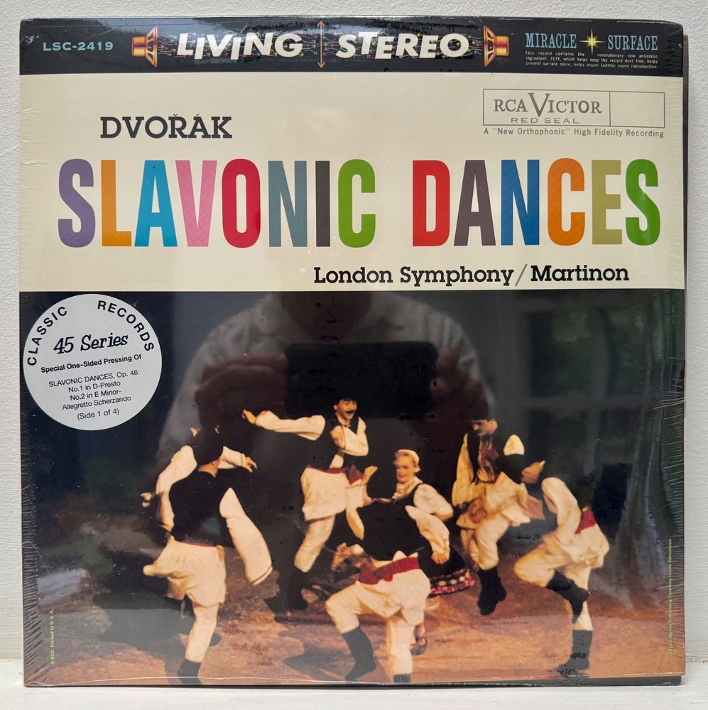 DVORAK Slavonic Dances CLASSIC RECORDS LSC-2419 180g 45RPM 4XLP NEW
