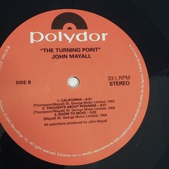 JOHN MAYALL The Turning Point LP 2015 Polydor Reissue 180g Italy EX/VG+