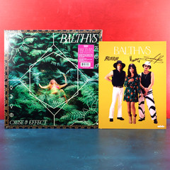 Balthvs Cause & Effect LP Signed Card LE 200 Pink Bikini Vinyl Show Excl Sealed