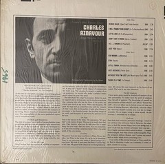 CHARLES AZNAVOUR: His Love Songs In English LP – 1965 REPRISE RECORDS 6157