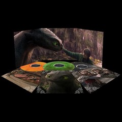 How To Train Your Dragon 2025 Soundtrack 3x LP “Night Fury” Limited Color Vinyl