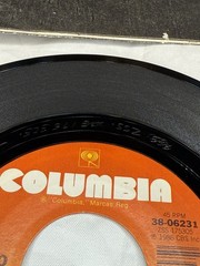 Eddie Money 7″ 45 Record Take Me Home Tonight & Calm Before The Storm 1986 VTG