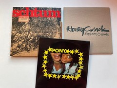 3 x Rare 1990s Indie band promo singles Schtum, Pony and Honeycrack