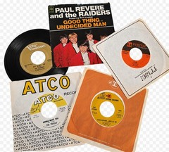 1960s 45 RPM Record Lot of 5 Electric Prunes Troggs Vogues Raiders