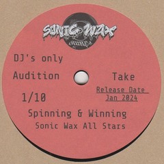 Sonic Wax All Stars Spinning & Winning Sonic Wax Carver Acetate No1 (SUPER COLLE
