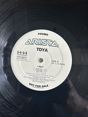 Toya – I Do!! 2001 Vinyl 12″ Single 33 RPM Dance House Soul Electronic Promo