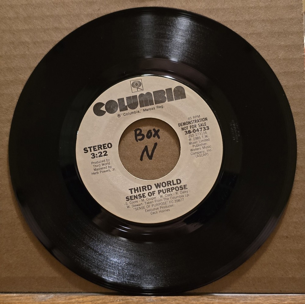 Third World: Sense Of Purpose – NM/VG | 1985 Reggae Pop – 45rpm Vinyl Records