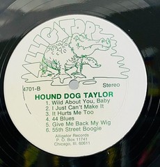 LP: Hound Dog Taylor & The House Rockers, Alligator Records 4701,1971, Electric