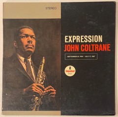 JOHN COLTRANE Expression 1967 Impulse Stereo AS-9120 Lp looks & plays EX+