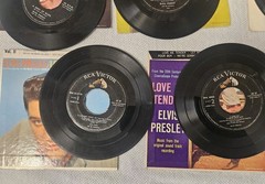 45 RPM RECORD PICTURE SLEEVE ELVIS PRESLEY LOT Of 11 Vinyl 7 Inch Shook Up READ