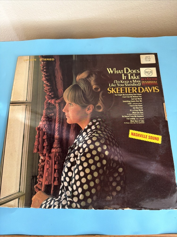 Skeeter Davis What Does it Take 12″ Vinyl 1967