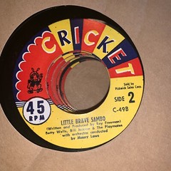 Vintage Cricket Kiddie Koncert Records & Album 1960s Kiddie 45s See Pics