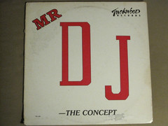 THE CONCEPT MR. D.J. 12″ OG ’85 TUCKWOOD RARE ELECTRO FUNK HIP HOP BOOGIE VG/VG+