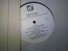 CONCORD JAZZ LP RECORD CJ 16/LA 4/SELF TITLED /1976 JAZZ/ NEAR MINT VINYL