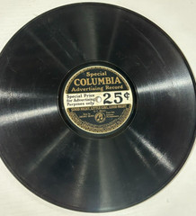 Henry Burr – Special Columbia Promo Record – Good Night Little Girl Good Night
