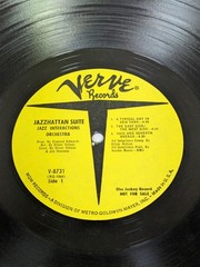 Jazz Interactions Orchestra Verve 8731 Jazzhattan Suite Oliver Nelson Vinyl
