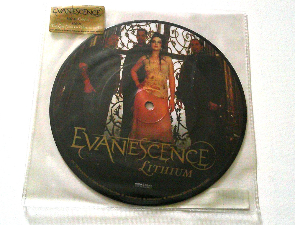 Evanescence – Lithium (2006) 7″ Picture Disc – VG+/NM Condition