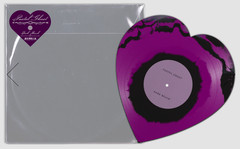 Rare Limited VV Purple Black Heart Shaped Vinyl Dark Beach Pastel Ghost