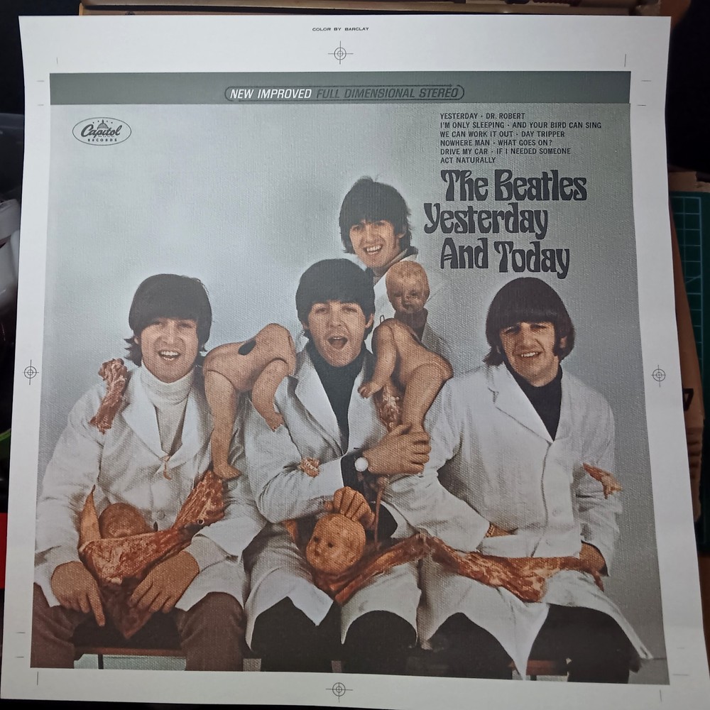 BEATLES Yesterday And Today – BUTCHER COVER Printed From Original 1966 Negatives