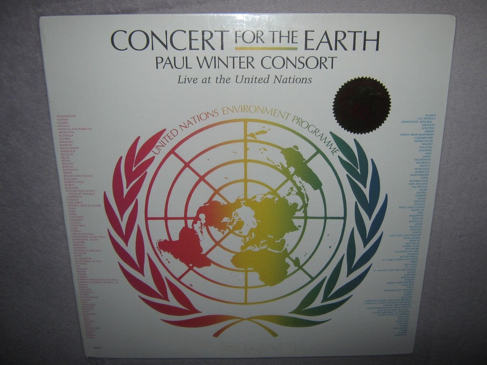 PAUL WINTER CONSORT Concert For The Earth Live at United Nations MINTY SEALED LP