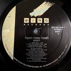 Tony Toni Toné / Who? 1988 Vinyl LP. 835 549-1