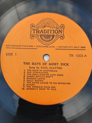 Whaling and Sailing Songs from the Days of Moby Dick 1956 – Tradition TLP 1005