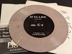 25 TA LIFE N.Y.H.C. 1993 DEMO 7-INCH RECORD RARE #’d BROWN COLORED VINYL NOS