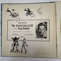 Vintage 1965 Disney The Scarecrow of Oz Ray Bolger LP Story Book ST-3930 VG
