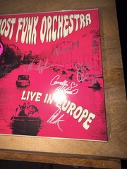 Vinyl GHOST FUNK ORCHESTRA LIVE IN EUROPE Record Signed Full Band RSD26
