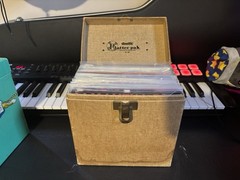 Box of Single Vinyls (7”) 45 Records – Lot Of 48 Vinyls – All Genres Good Qual.