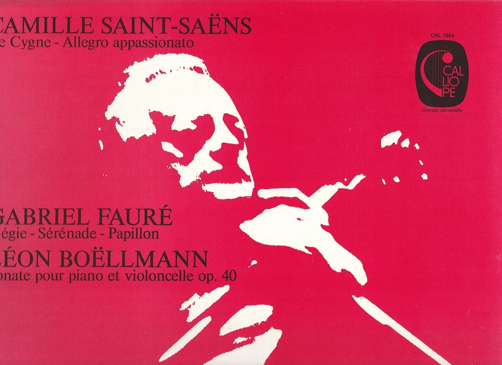 FRANCE 1977 CLASSICAL LP NAVARRA CELLO : D’ARCO – CAMILLE SAINT-SAËNS : FAURÉ