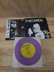 7 Seconds Punk Rock 7” 45 Skin’s Brains And Guts 1989 Vinyl Record