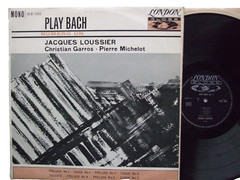 Jacques Loussier – Play Bach No 1 Classic Crossover Jazz album MONO LP London