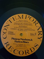 Phineas Newborn Jr..w/Ray Brown & Elvin Jones.Harlem Blues.Contemporary.(SLM).Ex
