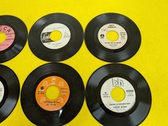 FOR DECOR LOT OF 12 PROMO LABEL 7″ 45 RECORDS Motown Virgin Decca RCA Atlantic