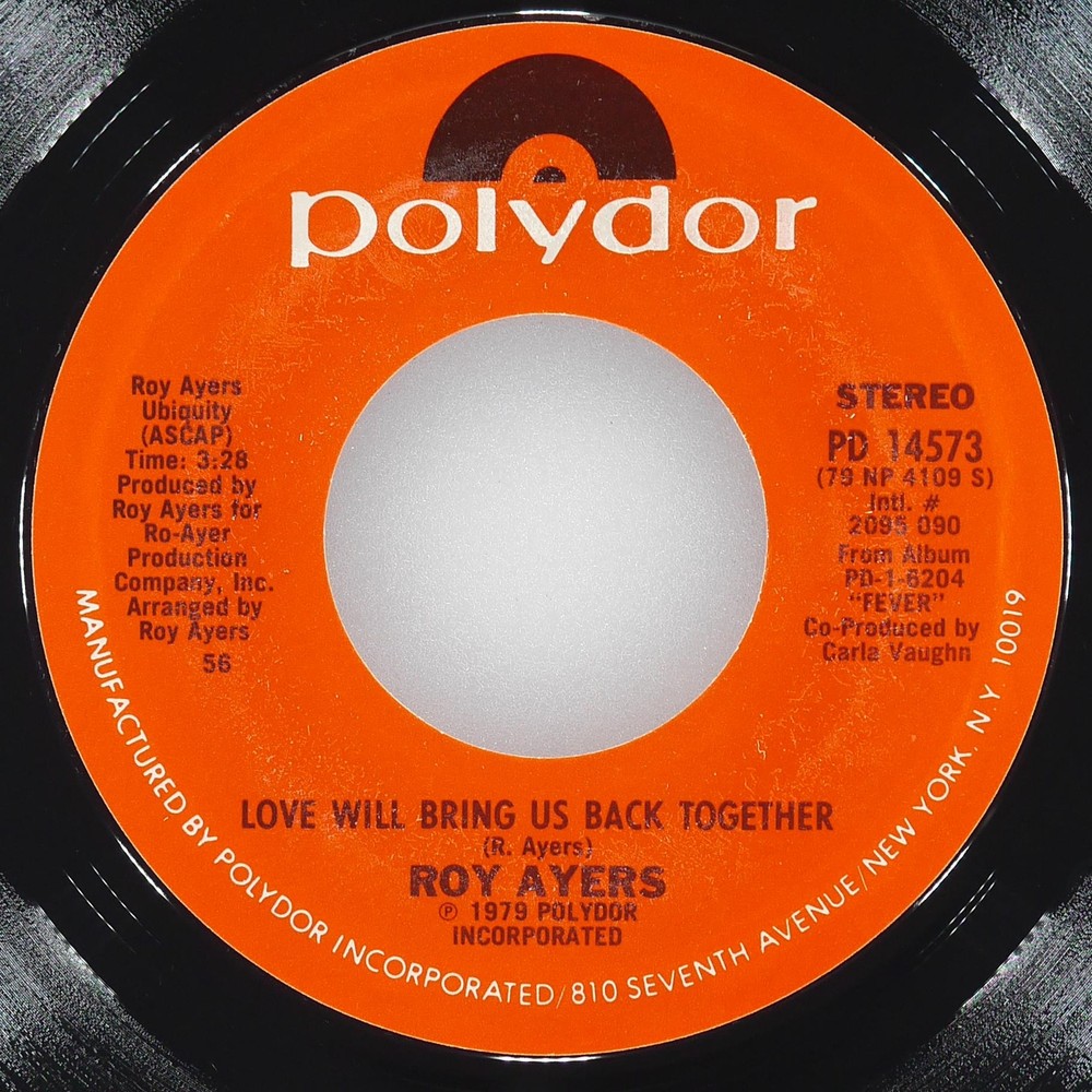 ROY AYERS Love Will Bring Us Back Together / Leo POLYDOR PD 14573 NM 45 7″ 1979