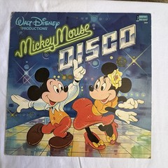 Vintage 1979 Mickey Mouse Disco LP Vinyl Record Disneyland Records 2504 Disney