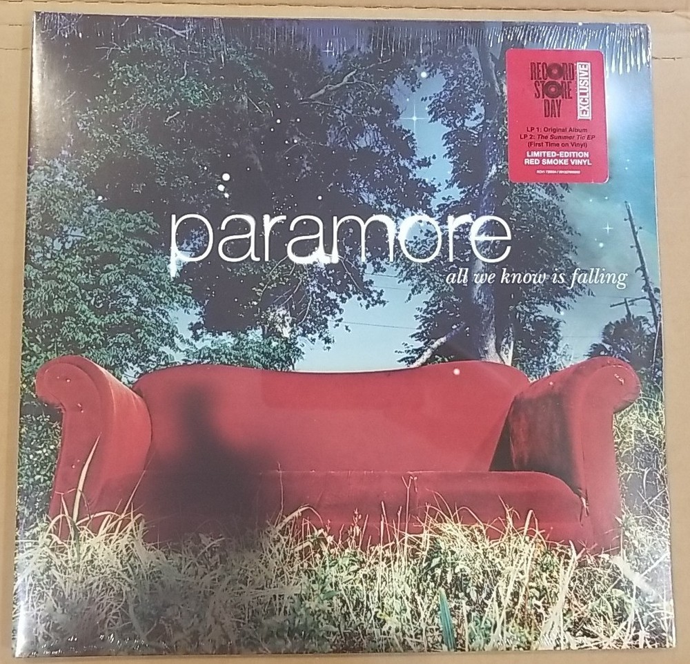 (SEALED) Paramore – All We Know is Falling (RSD 2026 2XLP Ltd. Red Smoke Vinyl)