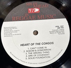 The Congos – Heart Of The Congos LP 2000’s VP Records Reissue Black Ark