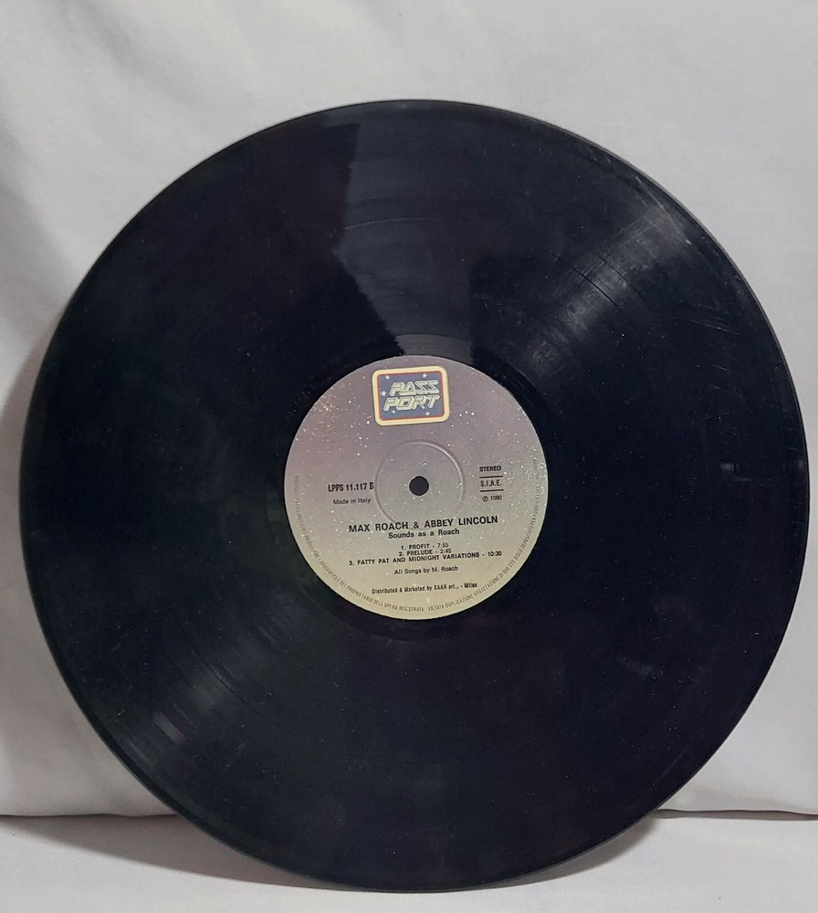 Max Roach & Abbey Lincoln – Sounds As A Roach – Passport Made In Italy NO SLEEVE