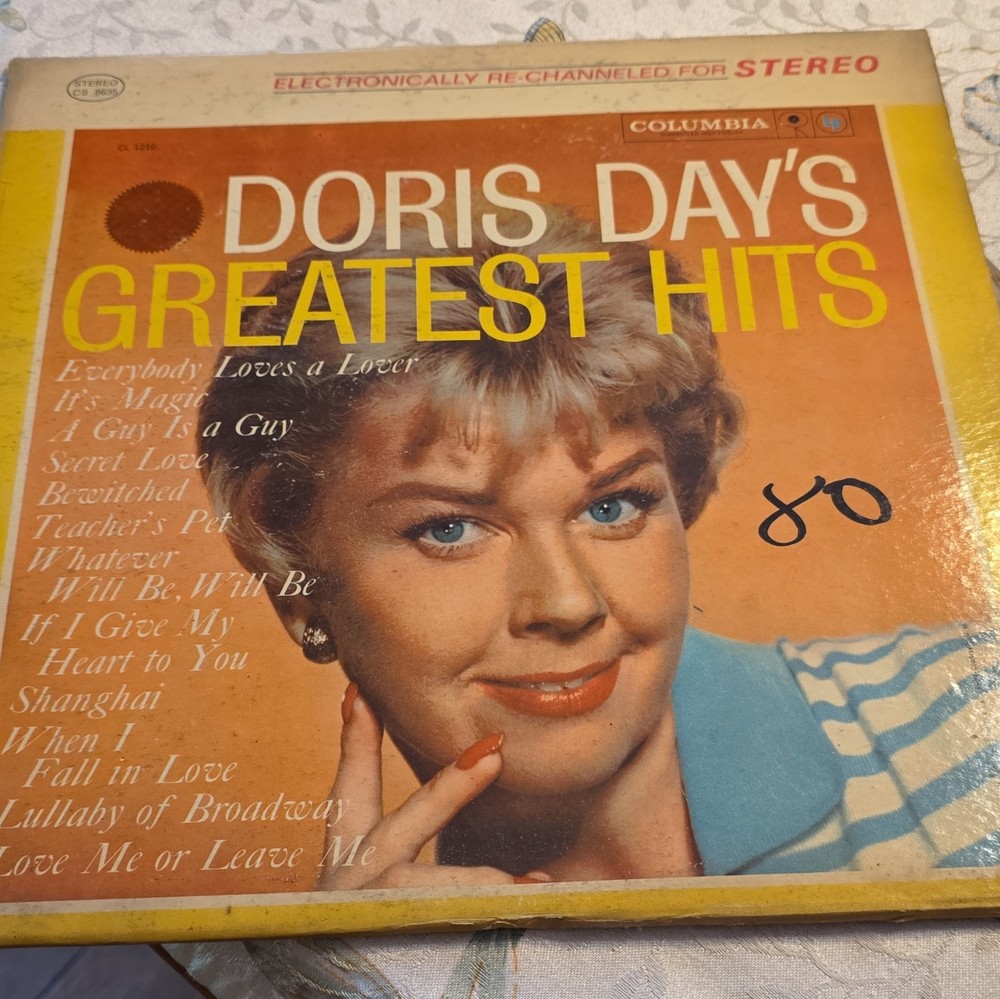 Doris Day Doris Day’s Greatest Hits Columbia CS 8635 Stereo 12″ Vinyl LP
