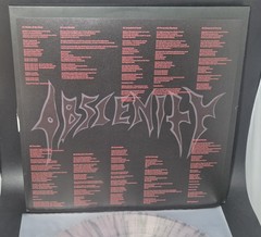 OBSCENITY Perversion Mankind Splatter Vinyl Ltd300 (Monstrosity From Beyond)