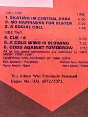The Modern Jazz Quartet Lot of 3 Concorde On Tour At Music Inn LPs