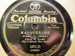 1928 Charles Hamp CALIFORNIA BLUE BOY Dream House/ Masquerade COLUMBIA 1371-D